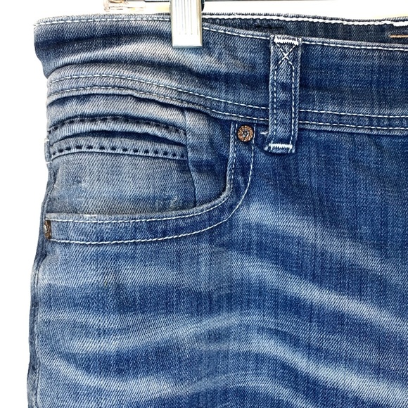 Buckle Fit 256 Cropped Faded Destructed Jeans 28 - Picture 5 of 9